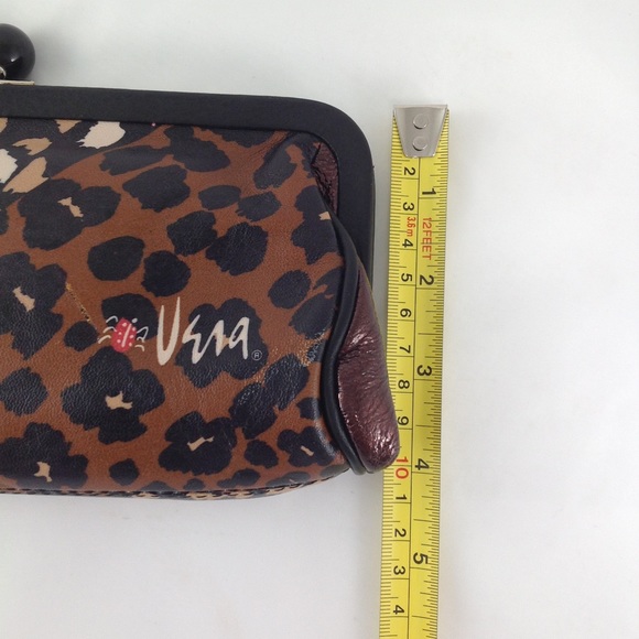 Brighton Vera Leopard Leather Clutch & Bag - Picture 15 of 15